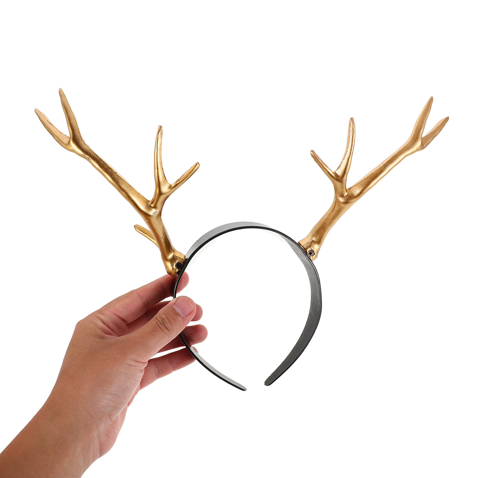 Reindeer Antlers Headband - 2 diademas navideñas con cuernos de