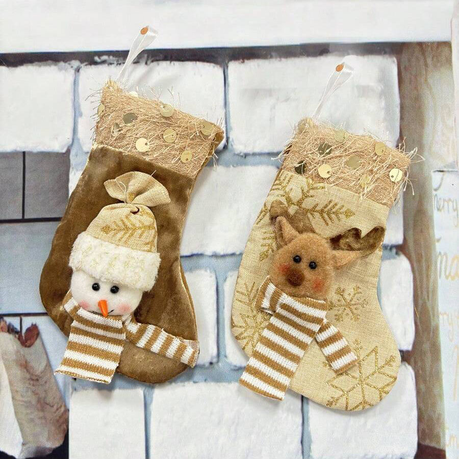3 piezas de calcetines decorat - Christmas Stocking Hanging reseña y precio