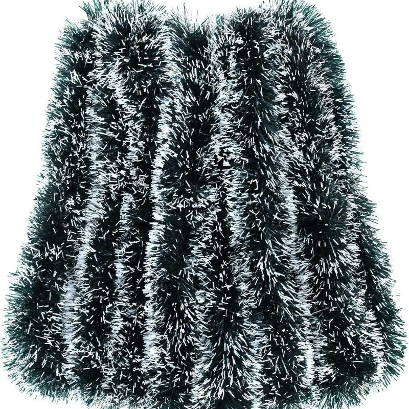 Cintas de espumilla navideña,  - Tinsel Garland Decoration reseña y precio