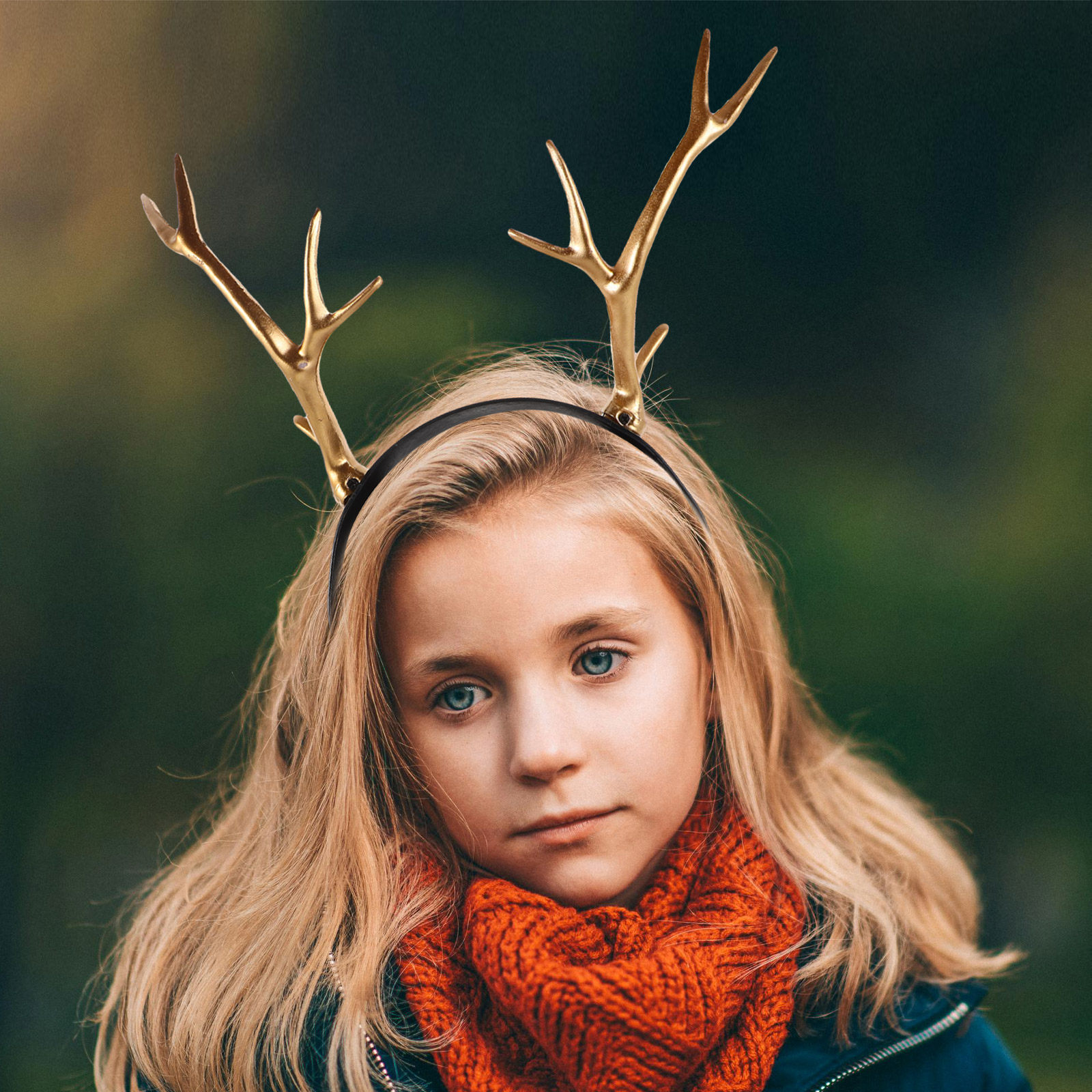 2 diademas navideñas con cuern - Reindeer Antlers Headband reseña y precio
