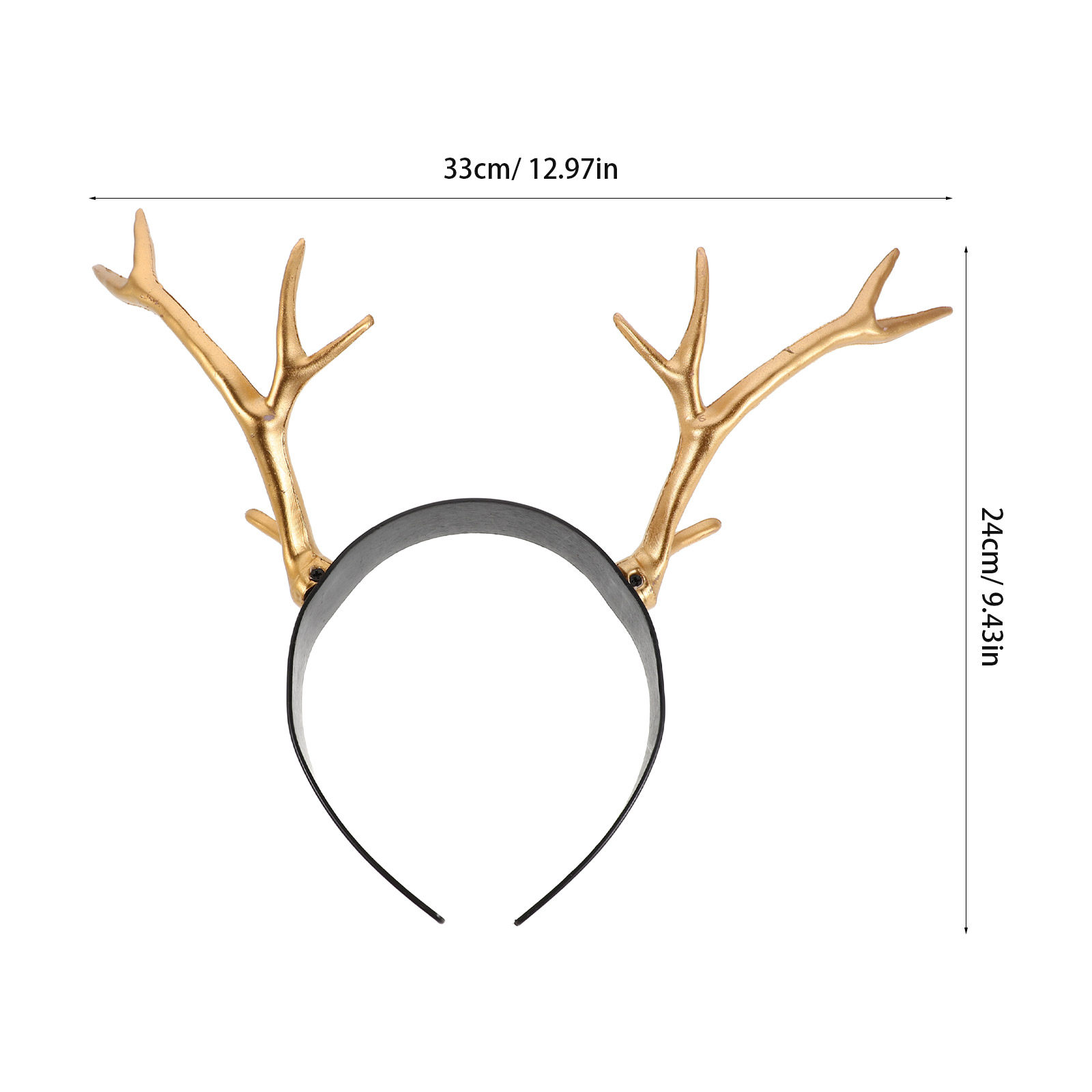 2 diademas navideñas con cuern - Reindeer Antlers Headband reseña y precio