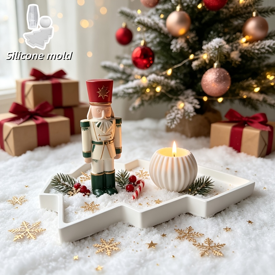 3 piezas de molde de silicona  - Nutcracker Figurine reseña y precio