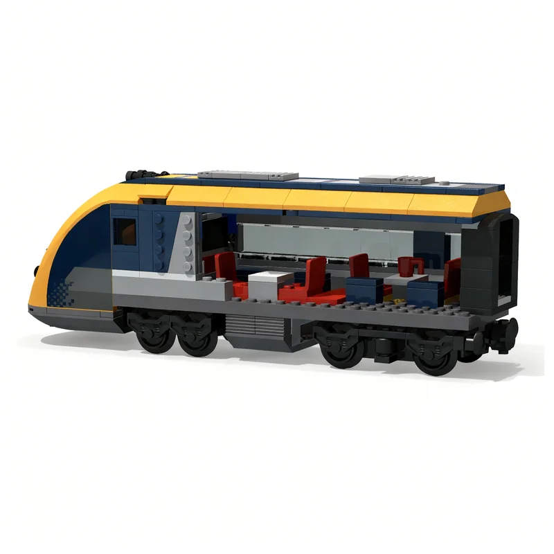268 Piezas MOC Tren de Pasajer - Lego Set City reseña y precio
