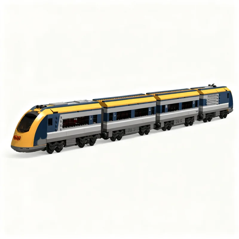 268 Piezas MOC Tren de Pasajer - Lego Set City reseña y precio