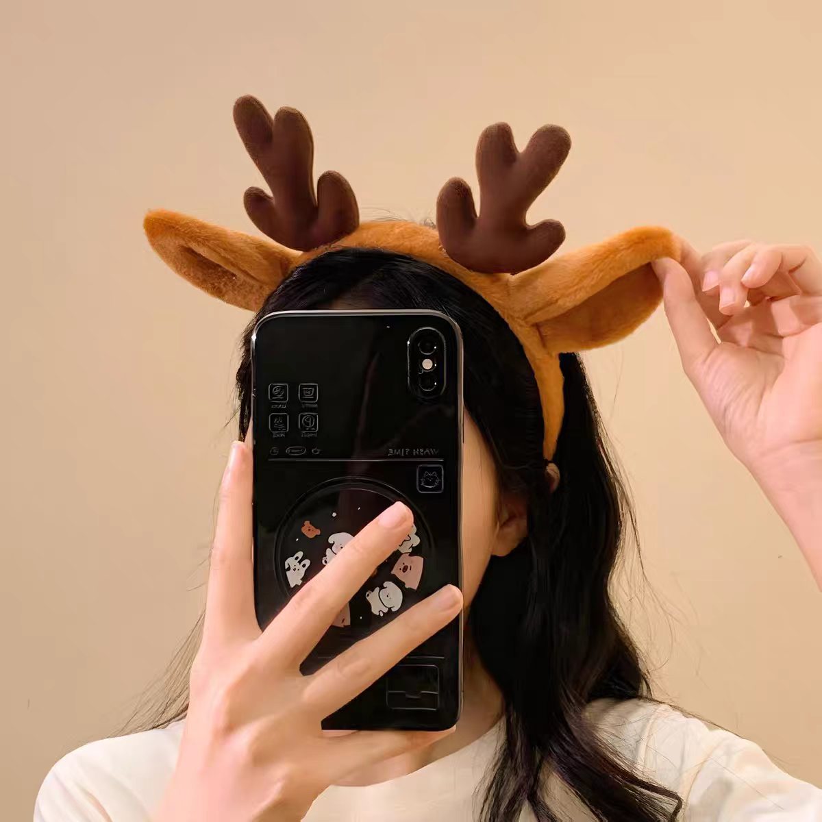 Diadema de Orejas y Cuernos de - Reindeer Antlers Headband reseña y precio