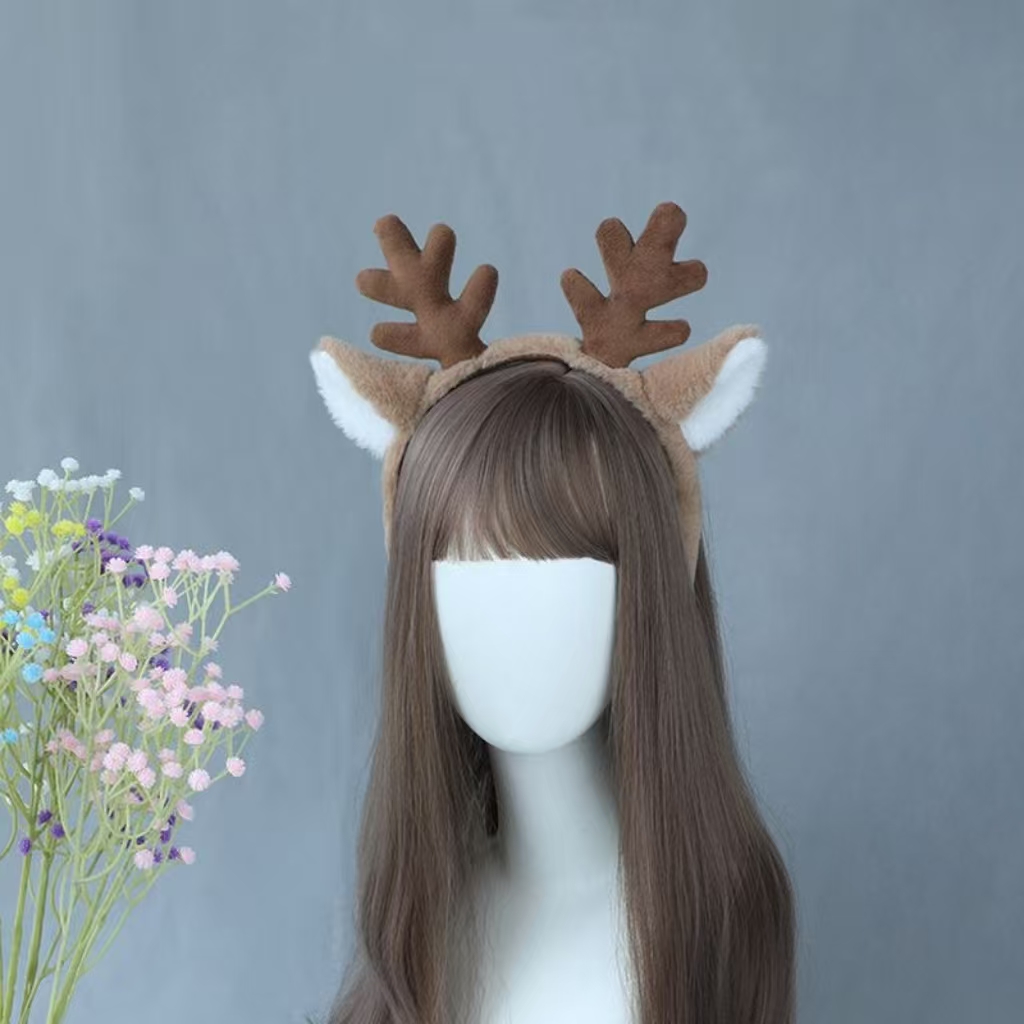 Diadema de Orejas y Cuernos de - Reindeer Antlers Headband reseña y precio