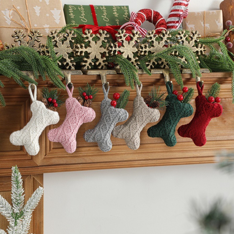 Bolsa de regalo navideña con f - Christmas Stocking Hanging reseña y precio