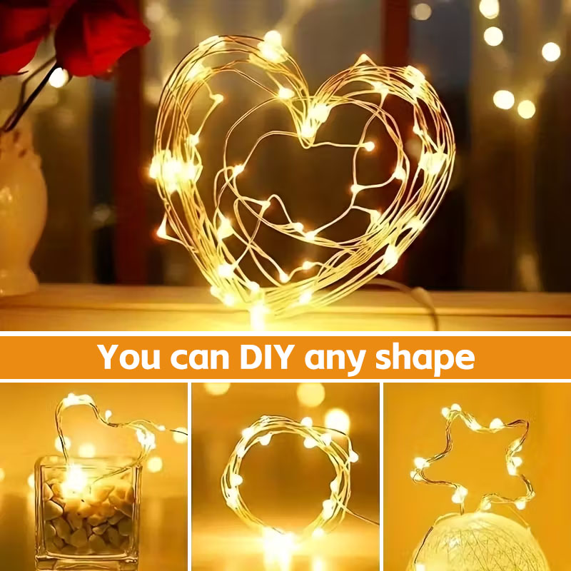 Guirnaldas de luces LED, guirn - Led Fairy String Lights reseña y precio