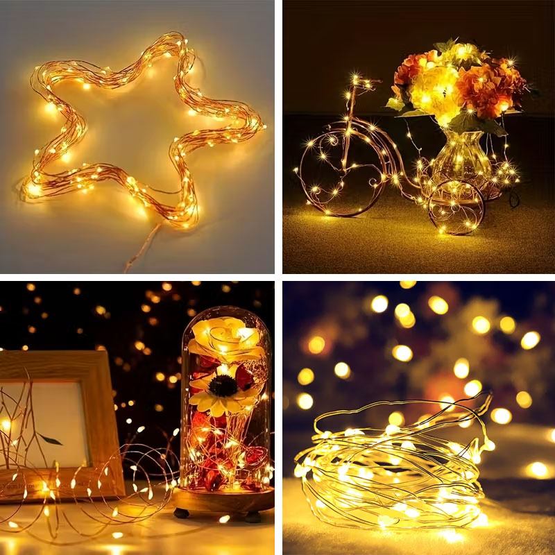 Guirnaldas de luces LED, guirn - Led Fairy String Lights reseña y precio