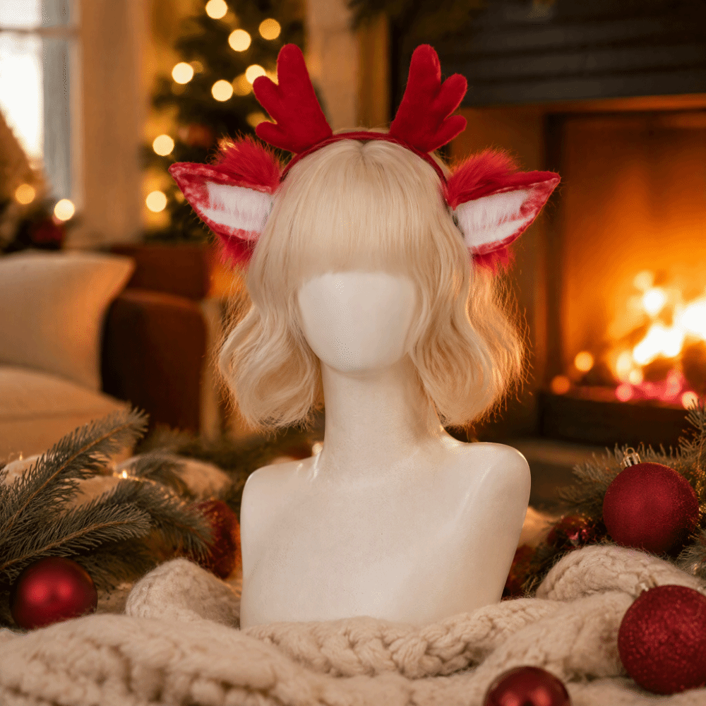 Diadema de astas de ciervo par - Reindeer Antlers Headband reseña y precio